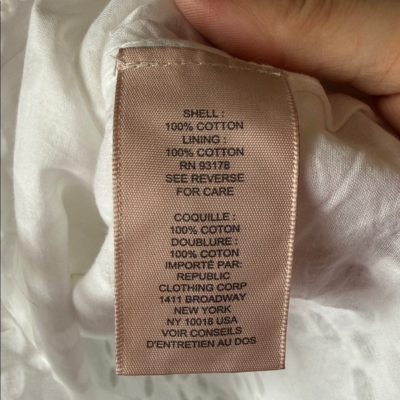 Philosophy White Eyelet Blouse NWT. - Picture 8 of 9